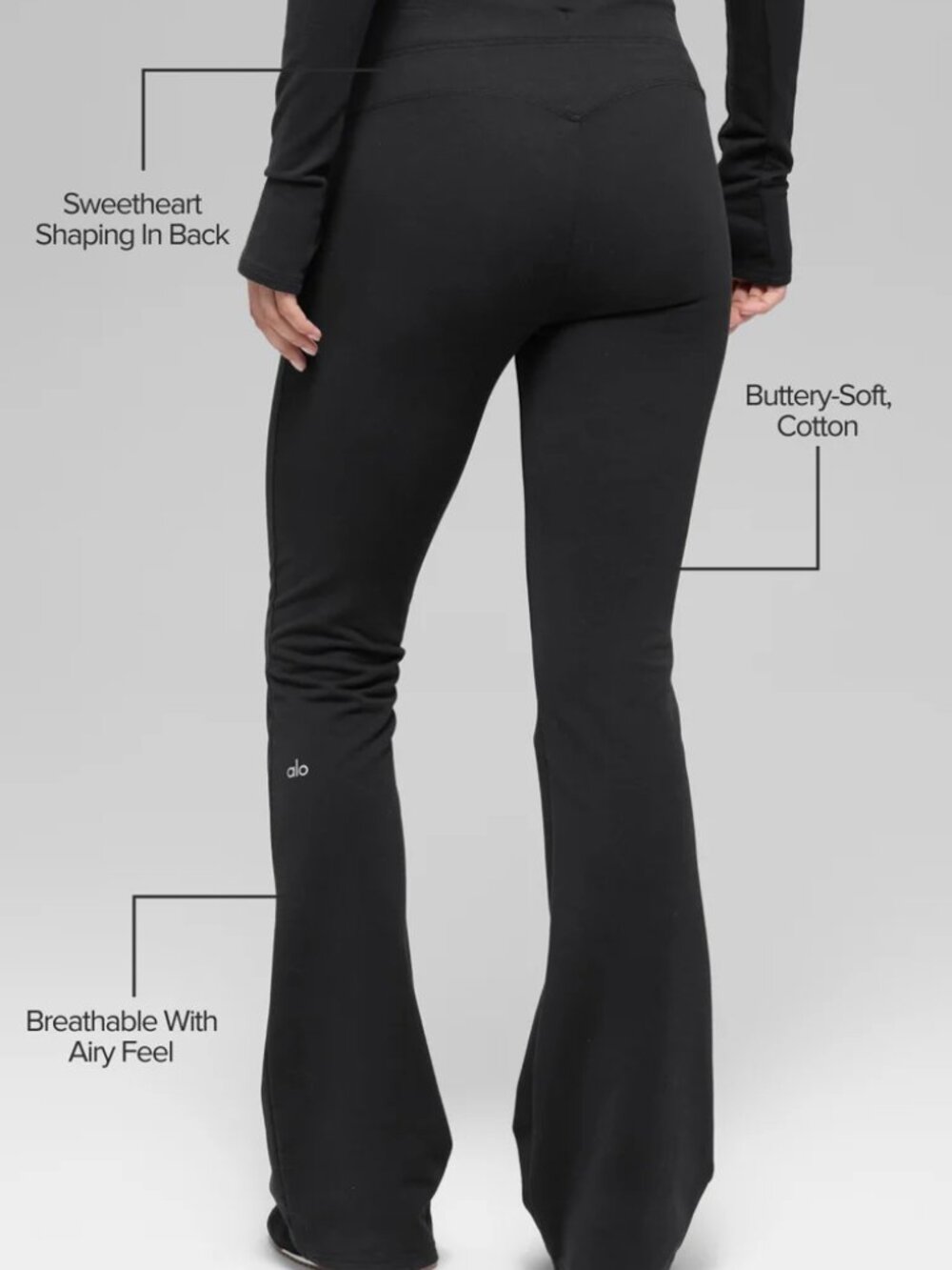 ALO Yoga Sway Bootcut Sweatpant NWT Athleisure Flare|S & M Only💖Limited Stock - Picture 7 of 7